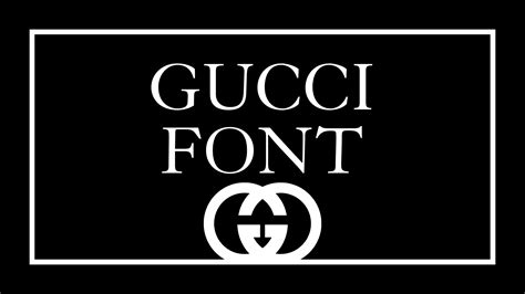 gucci font free download.